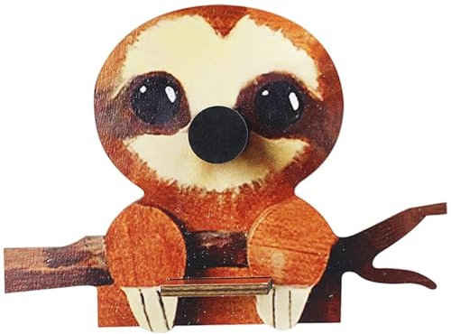 Tierisches Brille Brillenhalter Nette Tier Gläser Halter Rack Hand Schnitzen Haushalt Holz Haustier Faultier Katze Hund Fuchs Sonnenbrille Brillen Display-ständer Dekor Geschenk Tiere Brillen Halter (