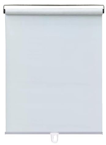 Tenda Avvolgibile Oscuranti a Retrattile - Regolare La Luce, Tenda a Rullo Con Ventosa,Tenda Isolata per Privacy,32-150cm Di Larghezza,Per Casa/Ufficio/Finestre,Milky White-45x150cm(17.7x59in)