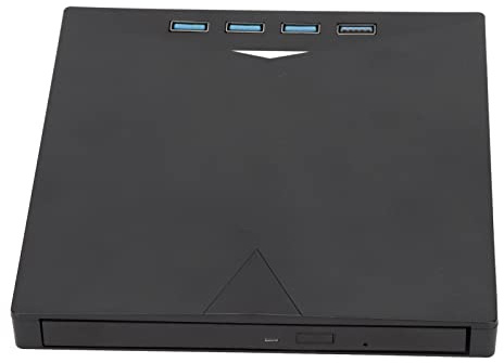 KIMISS Lecteur de DVD Externe, Câble intégré de Type C 4 USB3.0 USB 3.0 CD RW VCD électronique Accessoires d'ordinateurs Composants Informatiques Lecteurs Optiques Lecteurs ROM pour