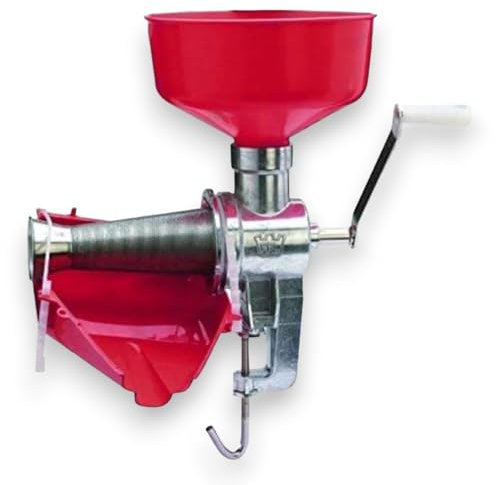 Briconess.com Passapomodoro manuale a manovella macchinetta per lavorazione pomodori in alluminio Palumbo n°5