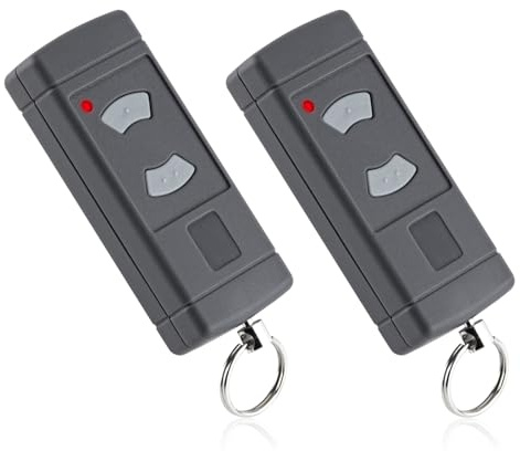 AKVF 2 Pack Télécommande Garage Compatible avec Hormann HSE2-40, HSM4-40, HS4-40, HSE4-40 pour Hormann 40,685MHz Boutons Gris Telecommande