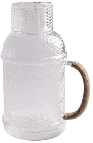 LVUNZJCA Pichet à Eau Cold Kettle résistante à la Chaleur Verbe Tasse de Plantes à Base de Plantes à l'ancienne 2500 ML Pichet à Eau et à Fruits