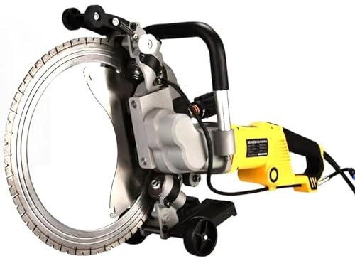 lwjunmm Máquina de Ranurado de Pared,Ranuradora de Paredes eléctrica 5000W,2200 r/min Ranuradora de Pared Eléctrica,Máquina de Corte de hormigón