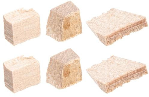 Holz Bogenteile für Violine 2 Satz mit Keilen und Stopfen | Holz, Khakifarben, Glatte Oberfläche, für Bogenreparatur Am Instrumentenarbeitsplatz