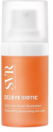SVR – [C] Eye Biotic – Soin Yeux Lissant Illuminateur – Corrige cernes pigmentaires et vasculaires, lisse rides et ridules – Pour peaux sensibles – Vitamine C 5%, Peptide, Probiotiques – 15 ml