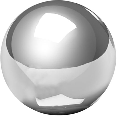 FONDOTIN Spiegelkugel Aus Edelstahl Für Garten Dekoration Reflektierender Ball Für Innen Und Außen Modernes Ornament Für Terrasse Und Wohnzimmer