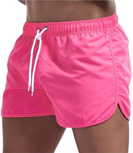 Pantalones Cortos De Playa Para Hombre Bañador de verano, pantalones cortos de playa for hombre, pantalones cortos deportivos de poliéster for exteriores, pantalones cortos de tres cuartos for hombre