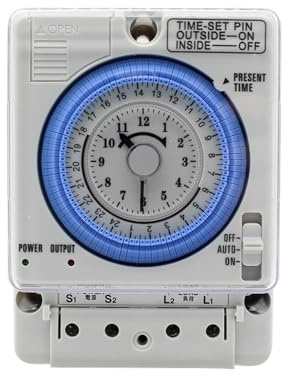 TB35N 100-240V 15A Din Rail Chauffe-Eau Programmable minuterie Interrupteur contrôleur de Temps mécanique minuterie Interrupteur