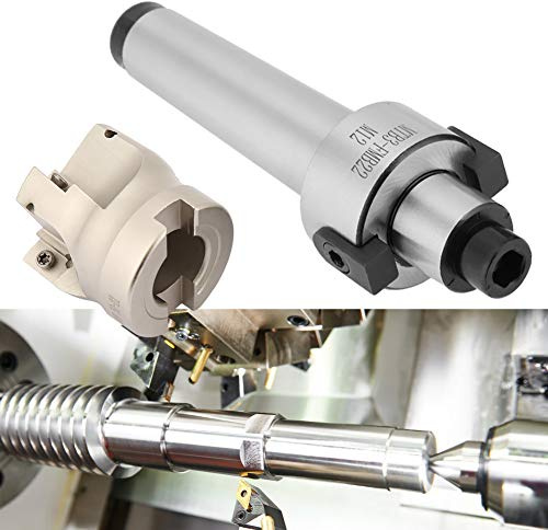 Qcwwy Cortador de Fresa Frontal, Insertos de Carburo, Herramienta de Alta Dureza para Aplicaciones Pesadas de Fresado CNC de Acero