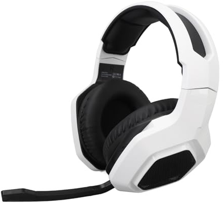 RASTKY Cuffie da Gioco Cablate da 3,5 Mm con Suono a Bassa Latenza, Disposizione dei Tasti Ideale per i Giocatori, Cuffie Mobili Wireless, Auricolari da Gioco (WHITE)