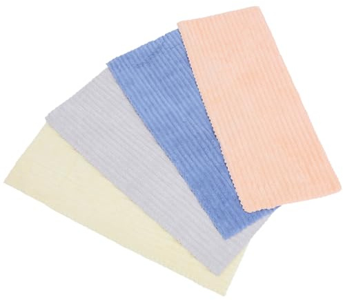 Toddmomy Couvertures Lavables en Polaire Corail Coussins Absorbants et Faciles à Nettoyer Lot de 4 Literie Polyvalente pour Petits Animaux pour Cage de Petits Rongeurs