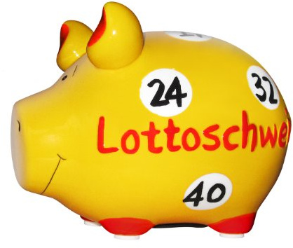 KCG Sparschwein Lottoschwein
