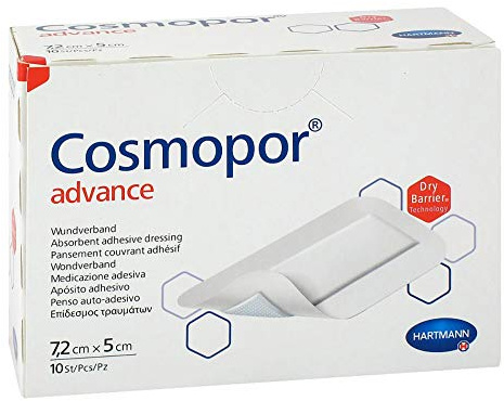 COSMOPOR Advance Wundverband 5x7,2 cm 10 St