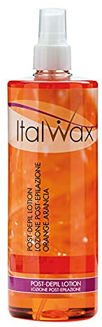 Italwax Lozione Post Depilazione - 500ml – A base oleosa - Aroma arance - Idrata e rimuove i residui di cera​