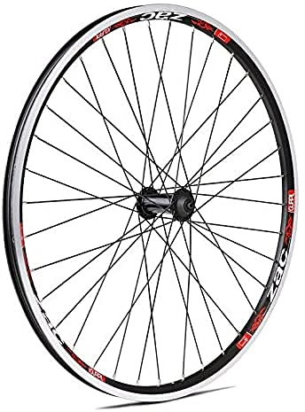 Gurpil 63977 Hinterrad, 66 cm, Nabe und Speichen in Schwarz, 8v