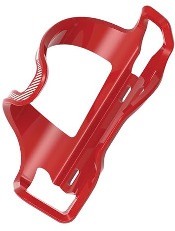Lezyne Wasserflaschenhalter Flow Cage E SL-R, Matrix, Flasche Wird Rechts Geklemmt Weiß, 1-BC-Flslr-V211 Flaschenhalter, Rot, 48g