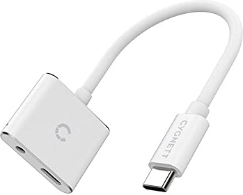 Cygnett Adapter audio USB-C to mini jack 3.5mm i USB-C Essential (white)