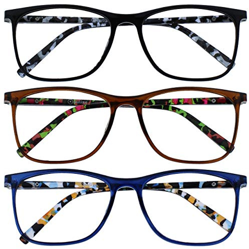 Opulize Unisex Arc Reading Glasses (9er Pack)