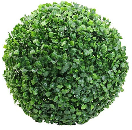 SUPYINI Kunstpflanze Buchskugel,Kunststoff Buchsbaum Kugel Künstliche Graskugel Buchsbaumkugeln Grass Topiary Ball Hängend Kunstpflanzen Dekopflanze Garten, Party,