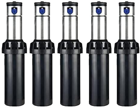 Suinga Lot de 5 arroseurs turbine I-20 en acier Hunter 5,2 à 14,3 m