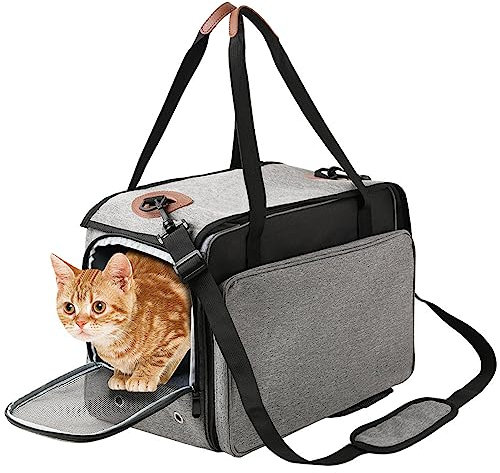 Katzenrucksack, erweiterbarer Oxford-Stoff, Hunderucksack mit