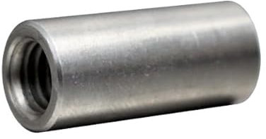 Runde Gewindemuffen M12x40 Edelstahl V2A 10 Stk.