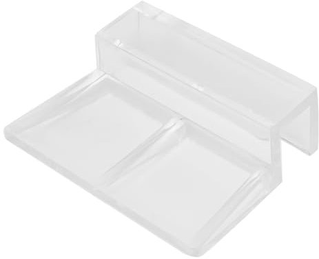 NGeGe Glasabdeckungs-Clip für Aquarien, universal, transparent, für 10 mm Glas, 12 Stück