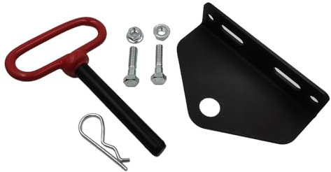 Towing Hitch Kit,Universal Heavy Duty Zero Turn Mower Trailer Hitch & 5/8 Trailer Hitch Pin with Bolts,For ATVs,UTVs,Lawn Mowers,Tractors (with Hitch Pin)