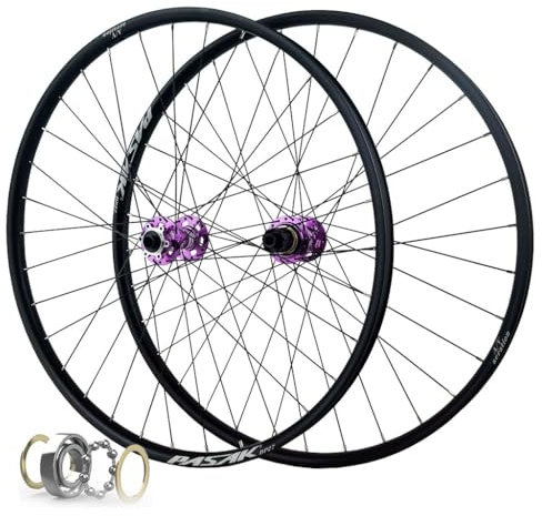 26 Zoll 27,5 Zoll 29 er Mountainbike Laufradsatz, Aluminiumlegierung Vorder/Hinterrad 148mm Fahrrad Radfelge Abgedichtetes Lager for 8–12 Gang Scheibenbremse (Farbe : 110 * 142MM, Size : 27.5 ER)