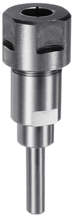 sourcing map Oberfräsen-Spannzangenverlängerungsstab-Konverter-Adapter, 8 mm auf 12 mm, für CNC-Gravur, Bohren, Maschinen-Holzbearbeitung, Fräs-Bit