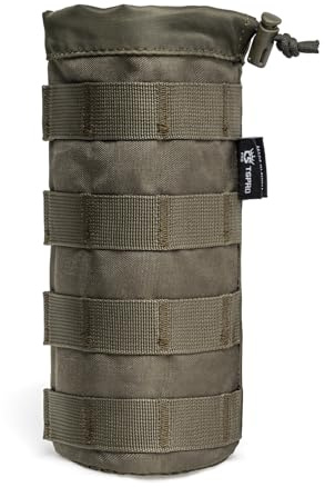 TSPRO Molle Trinkflaschentasche, Taktischer Flaschenhalter mit Kordelzug | Robustes Nylon-Material, Sicherer Flaschenhalt, Hands-Free Carry, Verstellbarer Kordelzug, Ideal für Wandern & Camping