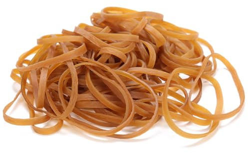 100 Pcs Elastic Bands Heavy Duty Thick rubber bands Natural Strong Elastic Bands Wide Rubber Band Stationary Stretchable Bands for Home School Office