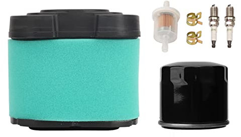 Kit de Réparation de Filtre à Air, Bougie D'allumage en Caoutchouc de Fer, Filtre à Carburant, Boucle, Accessoires de Tondeuse pour Artisan YT4000 Tondeuse à Gazon