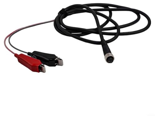 Zoegneer 200/250cm 6-Hole Electric Fishing Reel Power Cord Battery Connection Cable Electric Winch Reels For Sea Fishing Copper PVC(2.5M)