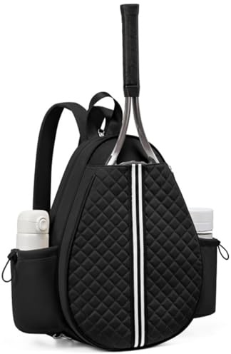 WAZUBC Leichte Pickleball-Tasche, verstellbare Sport-Pickleball-Tasche für Damen und Herren, multifunktional, für Männer und Frauen, wasserdichte Tennisschläger-Taschen