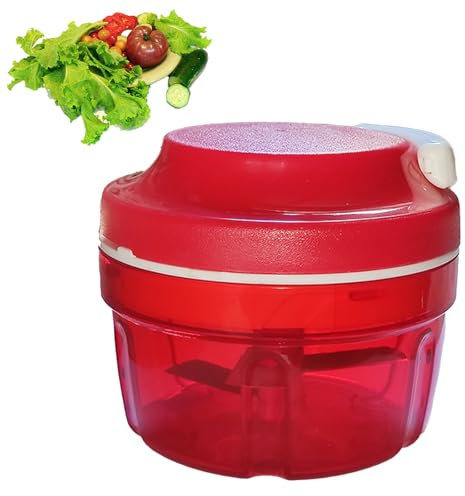 Cortador de cebolla manual, trituradora de cebolla roja, diseño de cortador de verduras, cuerda de tracción doméstica, trituradora manual para verduras, adecuado para cortar verduras y carne