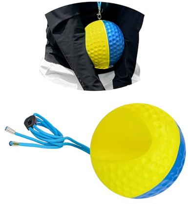 Golf Training Aid Ball for Impact Precision & Consistent Swings - Master Body Connection to Fix Slicing, Scooping & Chicken Wing | Simple and Effective Golf Training Tool for All Skill Levels (L)