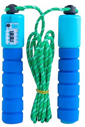 Children's Skipping Rope with Counter 240 cm – Adjustable Length, Soft Foam Handles, Ideal for Fitness and Children's Sports