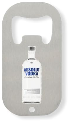 Décapsuleur drôle en acier inoxydable argenté pour vodka