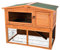 Trixie 62321 natura Kleintierstall mit Freilaufgehege, 124 × 102 × 78 cm, braun
