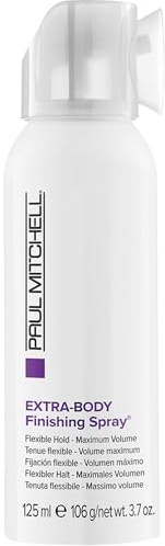 Paul Mitchell Extra-Body Finishing Spray, Flexible Hold, Maximum Volume, For Fine Hair, 3.7 oz