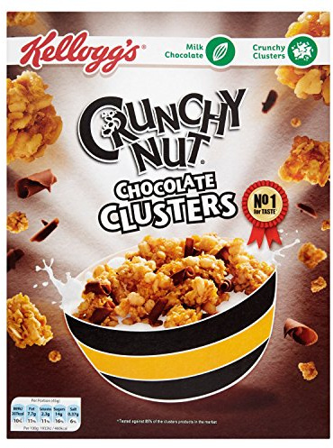 Crunchy Nut Chocolate Clusters Cereal, 450g