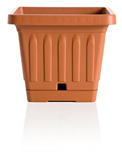 Bama Vaso Terra Quadro cm. 50x50