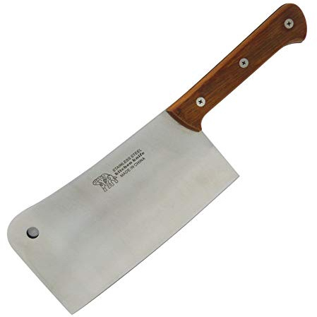 Starlet24® Rostfritt stål hackkniv kökskniv kökskniv kniv yxa 37 cm (190525)