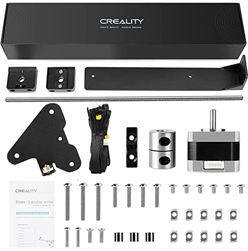 Creality Offizielles Ender 3 Dual Z Upgrade-Kit mit Spindel, Schrittmotor und Metall-Power-Stand, Ender 3 Upgrade für Ender 3/Ender 3 Pro/Ender 3 V2