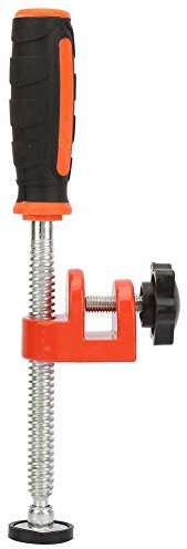 Edge clamp with Single Spindle,Woodworking Clamp Fixture, Heavy Duty Woodworking Edge Clamp Wood Fixture Carpenter,Thickening Screw Rod,Rubber Non-Slip Handle,high Hardness