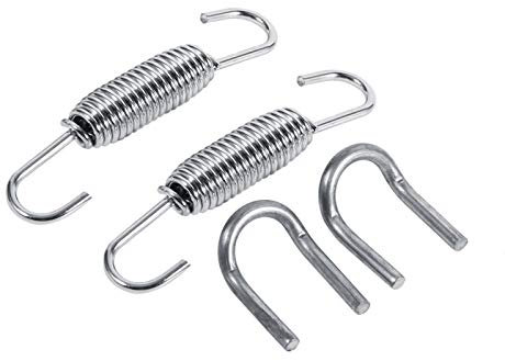 Telituny Tubo de escape Spring-2x Sistema de escape de motocicleta Muelles de montaje totalmente giratorios Acero inoxidable Popular