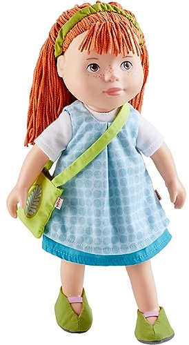 Haba 305973 – speldocka Zora docka med mjuk kropp, lemmar och huvud av vinyl, 32 cm speldocka hår