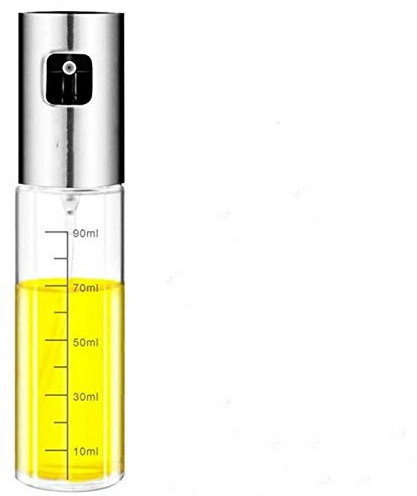 Botella de dispensador de pulverizador de aceite de oliva, pulverizador de bomba de vidrio premium para barbacoa Cocina de cocina a la parrilla con escala (Color : 01)