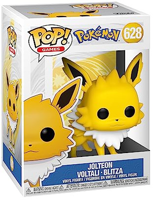 Funko POP! Games: Pokemon - Jolteon - Vinylfigur för samlare - Presentidé - Officiell handelsvara - Leksaker för barn och vuxna - Fans av videospel - Modellfigur för samlare och utställning